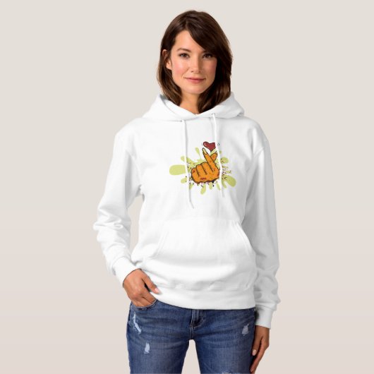 Pull À Capuche juste amour (Devant entier)