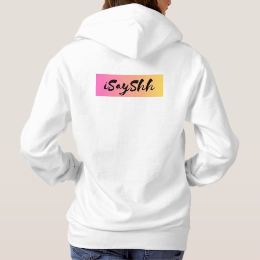 Pull À Capuche juste amour (Dos)