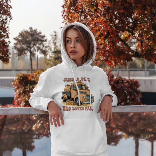 Pull À Capuche Juste Une Fille Qui Aime Chuter, Chute Vibe Thanks