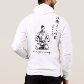 Pull À Capuche Karate 5e Précepte - Mentalité avant la Technique (Dos)