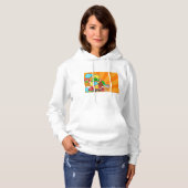 Pull À Capuche Kawaii Dessins Animés Été Plage Et Tropical (Devant entier)