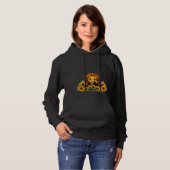 Pull À Capuche Kawaii Zodiaque Neos Lion (Devant entier)