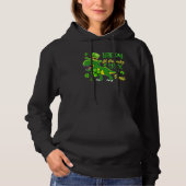 Pull À Capuche Kids Happy St Patricks Trex Day Cute Dinosaur Luck (Devant)