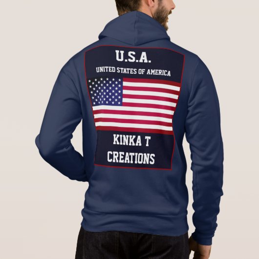Pull À Capuche Kinka T Creations des États-Unis (Dos)