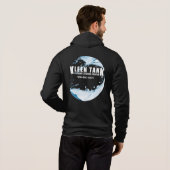 Pull À Capuche Kleen Tank Blue w/ Back Design Zip Front Hoodie (Dos entier)