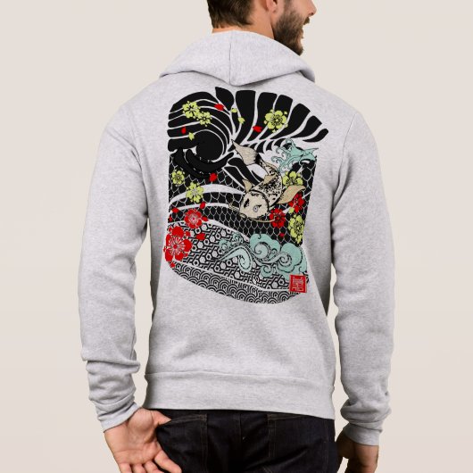 Pull À Capuche Koi Fish Tattoo (Dos)