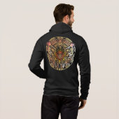 Pull À Capuche Kokopelli Duo - Homme Dans Le Maze - Dreamcatcher (Dos entier)