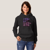 Pull À Capuche La Bible de Dieu a inspiré les femmes (Devant entier)
