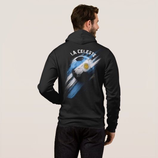 Pull À Capuche La Celeste (Dos entier)