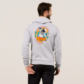 Pull À Capuche La chaleur de la patte | Homme zip intégral  (Dos entier)