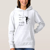 Pull À Capuche La danse, où les gens dansent (Devant)