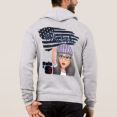 Pull À Capuche La démocratie exige la règle IX maintenant ! (Dos)
