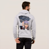 Pull À Capuche La démocratie exige la règle IX maintenant ! (Dos entier)
