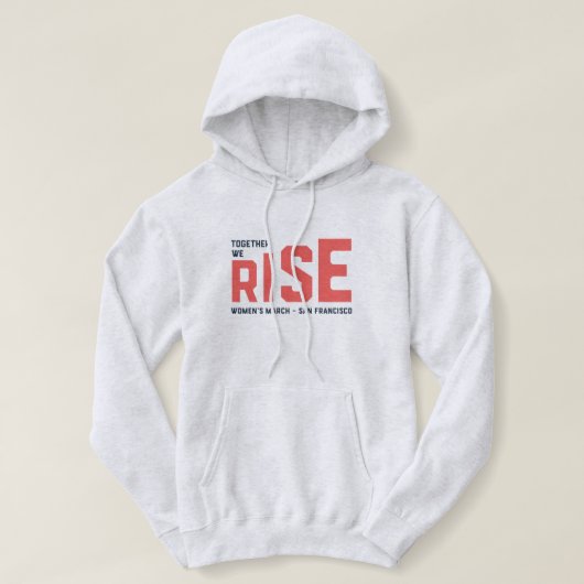 Pull À Capuche La Marche des femmes contre le SF - Ensemble, nous (Design devant)