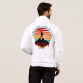 PULL À CAPUCHE LA MEILLEURE VUE APRÈS LE RANDONNÉE D'ESCALADE LE  (Dos entier)