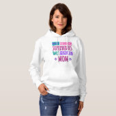 Pull À Capuche La mère de Who needs superhéroes (Devant entier)