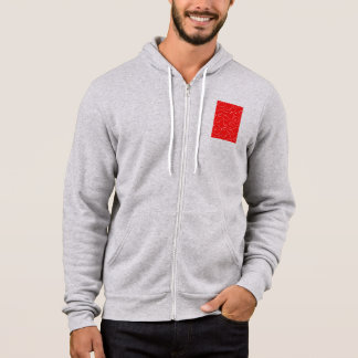 Pull À Capuche La motif rouge et blanche.