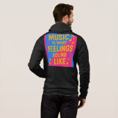 Pull À Capuche La musique est ce que les sentiments ont l'air de (Dos entier)