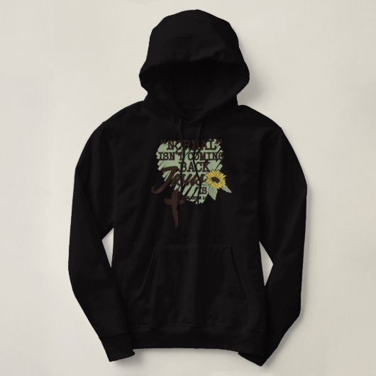 Pull À Capuche La Normale Ne Revient Pas Jésus Est T Chemise (Design devant)