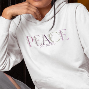 Pull À Capuche La Paix Sur Terre Botanique