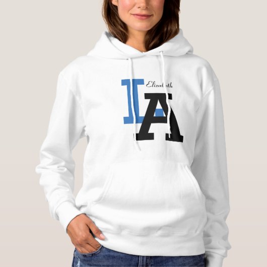 Pull À Capuche LA personnalisée (Devant)