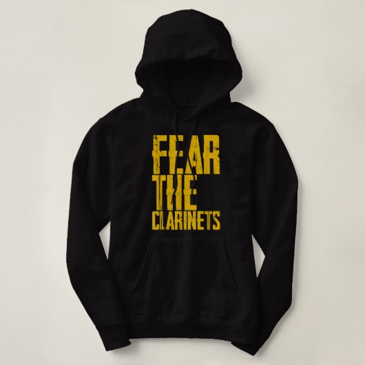 Pull À Capuche La Peur Des Clarinets —2 (Design devant)