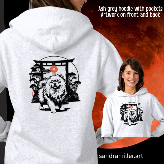 Pull À Capuche LA PORTE DE LA LUNE Chow avant/arrière