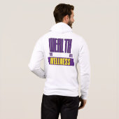 Pull À Capuche La richesse commence avec le mouvement composé Zip (Dos entier)