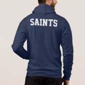Pull À Capuche La veste des hommes - logo moderne et saints (Dos)