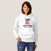 Pull À Capuche La Vie De Maman De Chien Est Ruff (Devant entier)