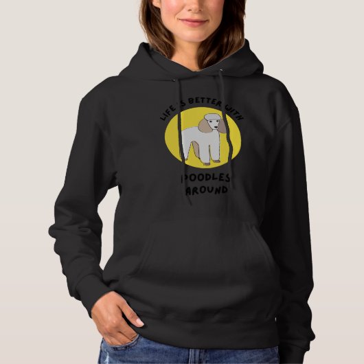 Pull À Capuche La Vie Est Meilleure Avec Les Canicules Autour (Devant)
