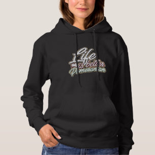 Pull À Capuche La Vie Est Meilleure Avec Pomeranian 133