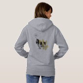 Pull À Capuche La vie est plus agréable avec un chien à vos côtés (Dos entier)