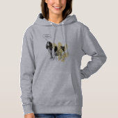 Pull À Capuche La vie est plus agréable avec un chien à vos côtés (Devant)