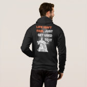 Pull À Capuche La vie n'est pas juste (Dos entier)