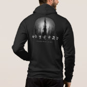 Pull À Capuche La ville foncée ferment la fermeture éclair la (Dos)