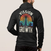Pull À Capuche La vision inspire la croissance (Dos)