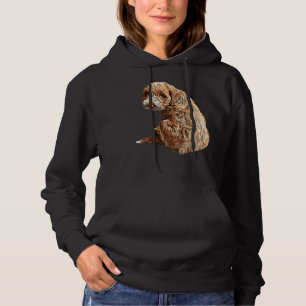 Pull À Capuche Labradoodé mignon yeux chien chiot