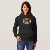 Pull À Capuche Labrador Dog Retro (Devant entier)