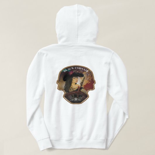 Pull À Capuche Lady Black Corsair (Design dos)