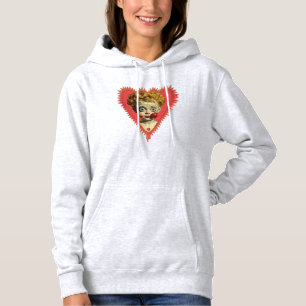 Pull À Capuche L'amour fait mal, amusant, steampunk, chérubin, an