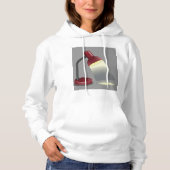 Pull À Capuche Lampe de bureau rouge Éclairage moderne (Devant)