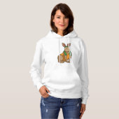 Pull À Capuche Lapin comme coureur avec serviette (Devant entier)