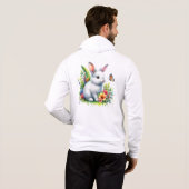 Pull À Capuche Lapin de ferme bébé Clipart de sublimation-88186 (Dos entier)