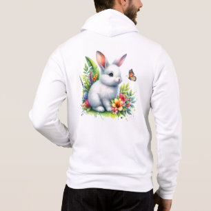 Pull À Capuche Lapin de ferme bébé Clipart de sublimation-88186
