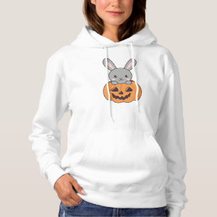Pull À Capuche Lapin En Citrouille De Mignons lapins Joyeux Hallo