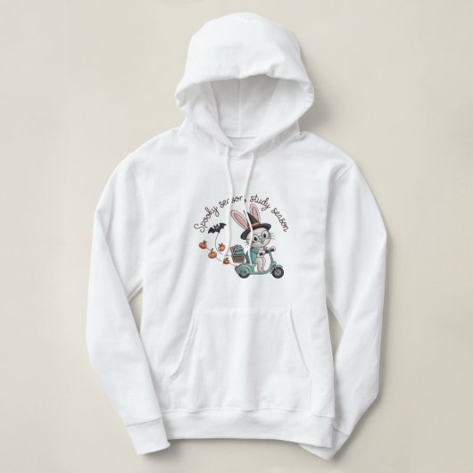 Pull À Capuche Lapin infirmier de la saison effrayante et de la s (Design devant)