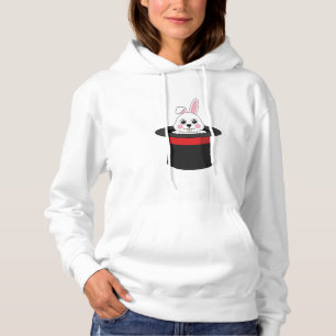 Pull À Capuche Lapin mignon en chapeau de magicien
