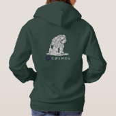 Pull À Capuche L'astronaute Cosmos - Atom à la lune (Dos)