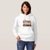 Pull À Capuche L'automne me convient parfaitement Yarn Art (Devant entier)